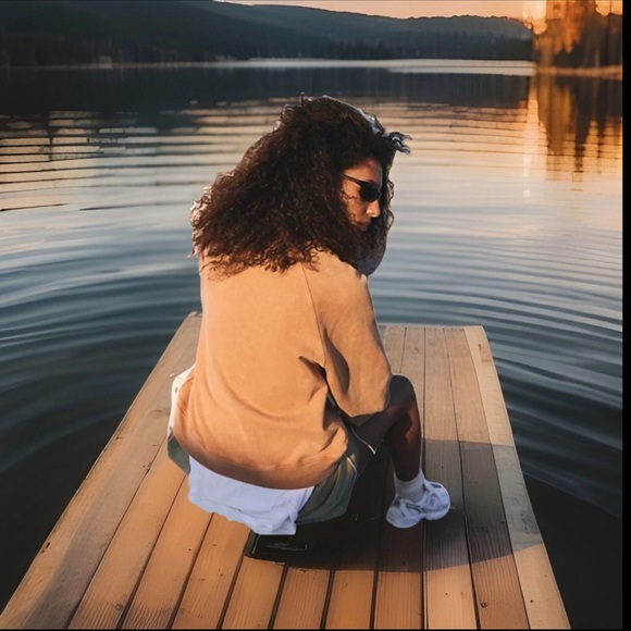 Free People Movement  For  The  Win  Pullover Crew Neck 99%Cotton Fleece Lining - Picture 4 of 14